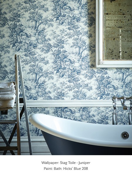 Обои Little Greene Revolution Papers Stag Toile - Juniper 0284SGJUNIP 10,05×0,52